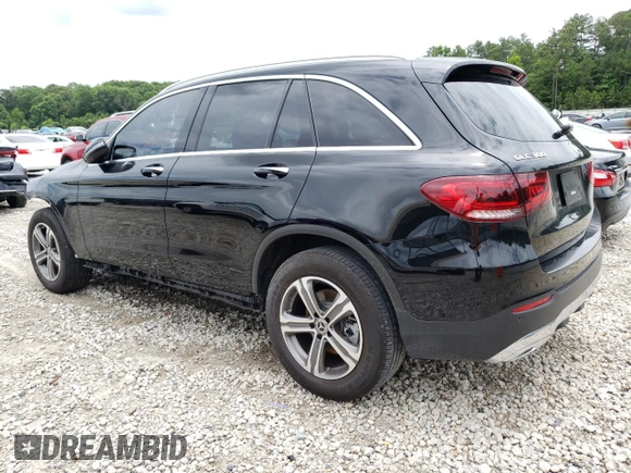 2022 Mercedes-Benz GLC 300 with VIN W1N0G8DB7NG119841, listed as a Copart auction lot 59326695 with 20,471 mi miles and Salvage title. Bid and sale history available at DreamBid. Image 2.