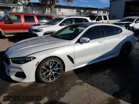 2021 BMW 8 Series M850i with VIN WBAGV8C07MCF61729, listed as a Copart auction lot 68120413 with 31,853 mi miles and . Bid and sale history available at DreamBid. Image 1.