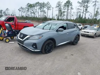 2023 Nissan Murano SL with VIN 5N1AZ2CJXPC131449, listed as a IAAI auction lot 41177130 with 19,474 mi miles and . Bid and sale history available at DreamBid. Image 2.