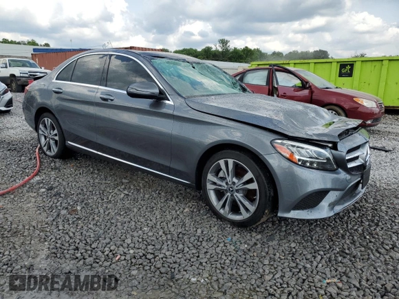 2020 Mercedes-Benz C 300 with VIN WDDWF8EB1LR558379, listed as a Copart auction lot 60684585 with Not provided miles and Salvage title. Bid and sale history available at DreamBid. Image 4.