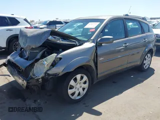 2005 Pontiac Vibe with VIN 5Y2SL638X5Z478773, listed as a IAAI auction lot 41901971 with 202,443 mi miles. Bid and sale history available at carsss.com. Image 2.