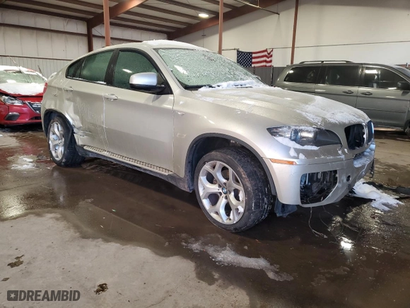 2011 BMW X6 35i with VIN 5UXFG2C57BLX09002, listed as a Copart auction lot 41760155 with 90,169 mi miles and Salvage Title. Bid and sale history available at carsss.com. Image 4.