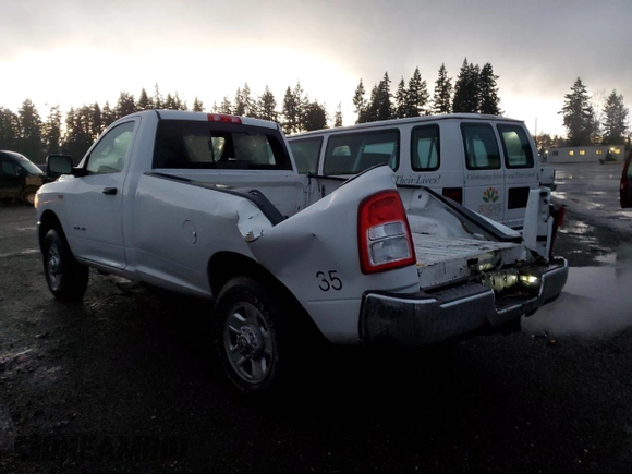 2022 Ram 2500 Tradesman with VIN 3C6MR5AJ2NG222786, listed as a Copart auction lot 87682775 with 26,891 mi miles and Salvage Title. Bid and sale history available at carsss.com. Image 2.