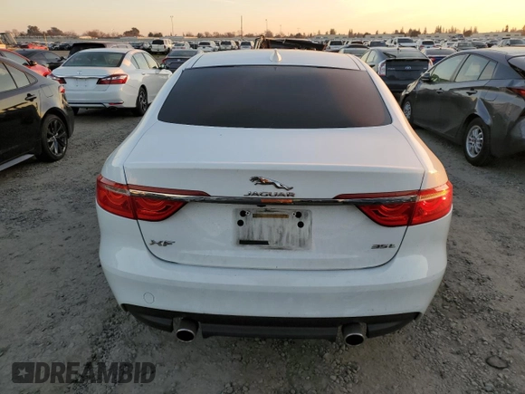 2017 Jaguar XF 35t Premium with VIN SAJBD4BV2HCY32514, listed as a Copart auction lot 87969435 with 118,142 mi miles and Salvage Title. Bid and sale history available at carsss.com. Image 6.