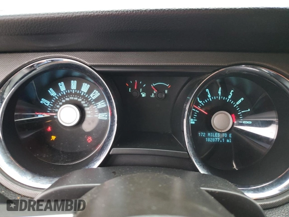 2012 Ford Mustang V6 with VIN 1ZVBP8EM9C5228274, listed as a Copart auction lot 50447034 with 182,877 mi miles and Clean Title. Bid and sale history available at carsss.com. Image 9.