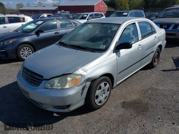 2003 Toyota Corolla CE with VIN 1NXBR32E23Z015648, listed as a IAAI auction lot 42056596 with 287,999 mi miles and . Bid and sale history available at DreamBid. Image 2.