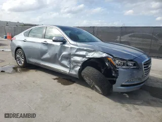 2016 Hyundai Genesis 3.8L with VIN KMHGN4JEXGU115091, listed as a Copart auction lot 47765205 with 29,698 mi miles and Salvage Title. Bid and sale history available at carsss.com. Image 4.