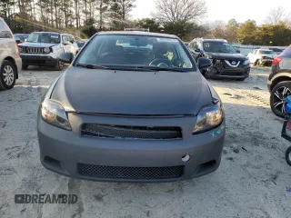 2005 Scion tC with VIN JTKDE177850037762, listed as a Copart auction lot 86132014 with 165,009 mi miles and Salvage Title. Bid and sale history available at carsss.com. Image 5.