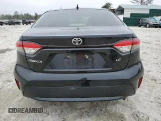 2021 Toyota Corolla LE with VIN JTDEPMAEXMJ154556, listed as a Copart auction lot 51620095 with 179,738 mi miles and Salvage Title. Bid and sale history available at carsss.com. Image 6.