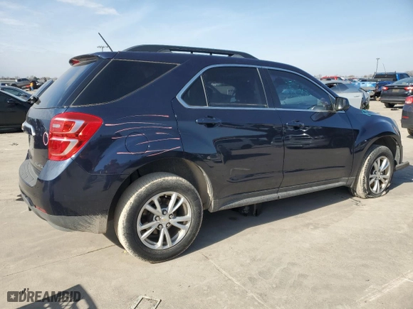 2016 Chevrolet Equinox LT with VIN 2GNALCEK1G6285999, listed as a Copart auction lot 44862065 with 833,894 mi miles and Salvage Title. Bid and sale history available at carsss.com. Image 3.