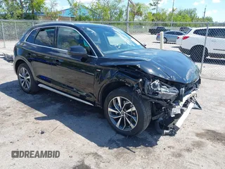 2023 Audi Q5 S line Premium Plus z VIN WA1EAAFY6P2168594, wystawiony jako IAAI lot #41863196 z przebiegiem 16 310 mil mil oraz . Historia ofert i sprzedaży dostępna na DreamBid. Obrazek 1.