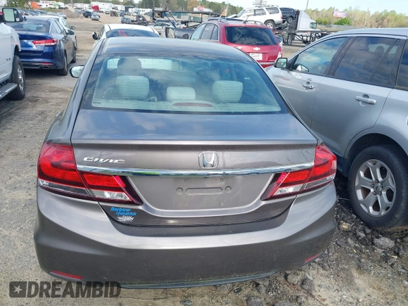 2014 Honda Civic Sedan LX with VIN 19XFB2F50EE043934, listed as a IAAI auction lot 41923868 with 185,922 mi miles. Bid and sale history available at carsss.com. Image 16.
