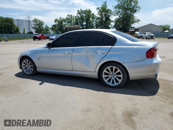 2011 BMW 3 Series 328i xDrive with VIN WBAPK7C59BF084826, listed as a Copart auction lot 63187345 with 152,216 mi miles and Salvage title. Bid and sale history available at DreamBid. Image 2.