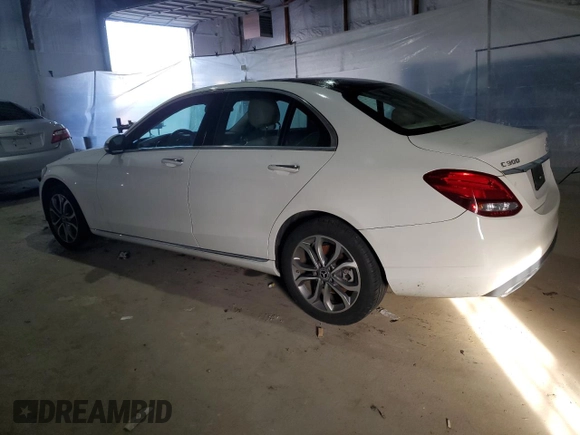 2017 Mercedes-Benz C 300 with VIN 55SWF4KB2HU231119, listed as a Copart auction lot 50199945 with 135,564 mi miles and Clean Title. Bid and sale history available at carsss.com. Image 2.