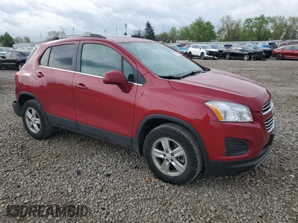 2015 Chevrolet Trax LT with VIN KL7CJRSB3FB117918, listed as a Copart auction lot 54357805 with 54,579 mi miles and Salvage Title. Bid and sale history available at carsss.com. Image 4.