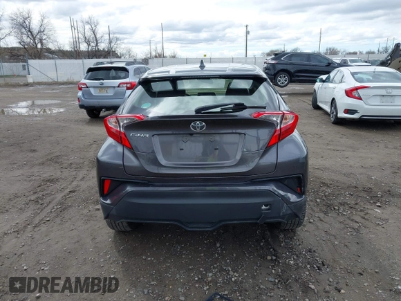 2019 Toyota C-HR XLE with VIN JTNKHMBX6K1055144, listed as a IAAI auction lot 41937836 with 8,299 mi miles. Bid and sale history available at carsss.com. Image 16.
