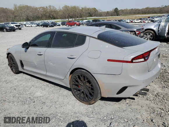 2022 Kia Stinger GT1 with VIN KNAE45LC8N6105917, listed as a Copart auction lot 49444555 with 26,089 mi miles and Salvage Title. Bid and sale history available at DreamBid. Image 2.