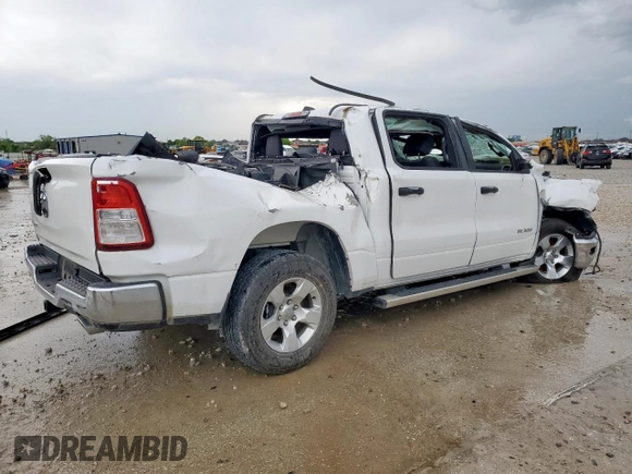2023 Ram 1500 Big Horn with VIN 1C6RREFT5PN600450, listed as a Copart auction lot 53526315 with Not provided miles and Salvage title. Bid and sale history available at DreamBid. Image 3.