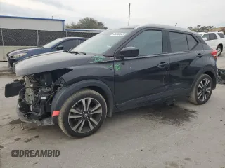 2019 Nissan Kicks SV with VIN 3N1CP5CU2KL517474, listed as a Copart auction lot 51701095 with 55,898 mi miles and Salvage Title. Bid and sale history available at carsss.com. Image 1.