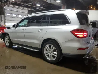 2017 Mercedes-Benz GLS 450 with VIN 4JGDF6EE0HA925547, listed as a Copart auction lot 60476944 with 67,645 mi miles and Salvage Title. Bid and sale history available at DreamBid. Image 2.