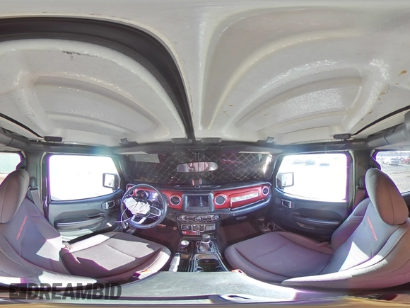 2020 Jeep Gladiator Rubicon z VIN 1C6JJTBG9LL184085, wystawiony jako Copart lot #51382115 z przebiegiem 83 375 mil mil oraz Szkoda całkowita • Salvage title. Historia ofert i sprzedaży dostępna na DreamBid. Obrazek 14.