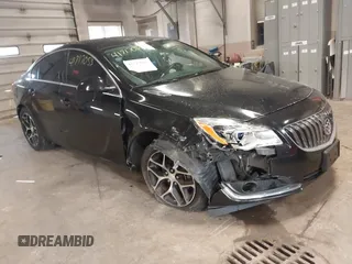 2017 Buick Regal Sport Touring with VIN 2G4GL5EX2H9197727, listed as a IAAI auction lot 41717053 with 86,889 mi miles. Bid and sale history available at carsss.com. Image 1.
