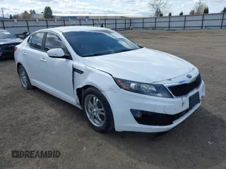 2013 Kia Optima LX with VIN 5XXGM4A77DG212470, listed as a IAAI auction lot 32536274 with 106,482 mi miles. Bid and sale history available at carsss.com. Image 1.