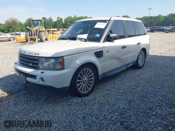 2008 Land Rover Range Rover Sport HSE with VIN SALSK25498A126852, listed as a IAAI auction lot 42154847 with 168,604 mi miles. Bid and sale history available at carsss.com. Image 2.