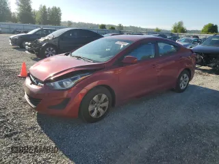 2016 Hyundai Elantra SE with VIN 5NPDH4AEXGH744827, listed as a Copart auction lot 63099485 with 148,568 mi miles and Salvage title. Bid and sale history available at DreamBid. Image 1.