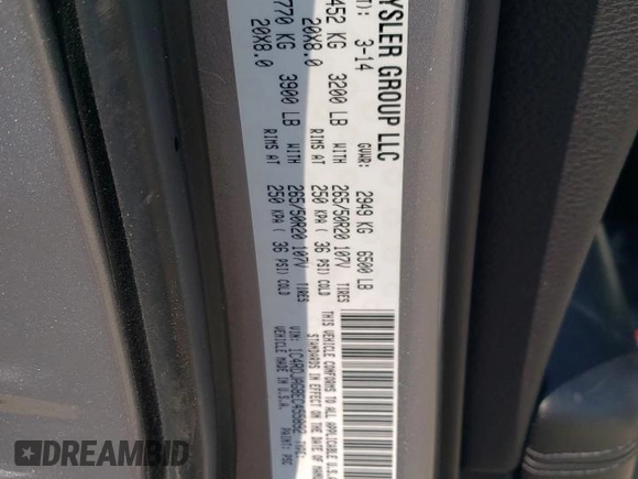 2014 Dodge Durango SXT z VIN 1C4RDJAG8EC455892, wystawiony jako Copart lot #57796095 z przebiegiem 98 251 mil mil oraz Szkoda całkowita • Salvage title. Historia ofert i sprzedaży dostępna na DreamBid. Obrazek 12.
