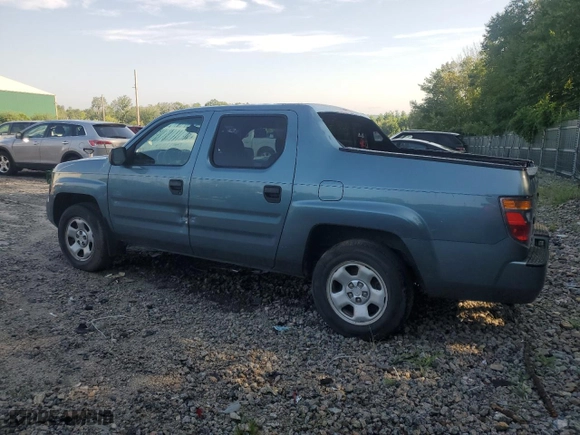 2007 Honda Ridgeline RT with VIN 2HJYK16227H506894, listed as a Copart auction lot 65663534 with 107,611 mi miles and Non Repairable. Bid and sale history available at carsss.com. Image 2.
