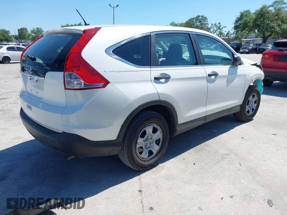 2013 Honda CR-V LX with VIN 5J6RM3H39DL021827, listed as a IAAI auction lot 42030806 with 183,465 mi miles and . Bid and sale history available at DreamBid. Image 4.