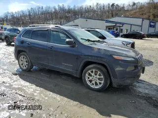 2014 Jeep Cherokee Latitude with VIN 1C4PJMCS2EW141396, listed as a Copart auction lot 45910385 with 0 mi miles and Salvage Title. Bid and sale history available at carsss.com. Image 4.