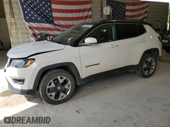 2019 Jeep Compass Limited с VIN 3C4NJDCBXKT656932, выставлен на аукционе Copart как лот 57153815 с пробегом 79 646 миль миль и Списание • Salvage title. История ставок и продаж доступна на DreamBid. Изображение 1.