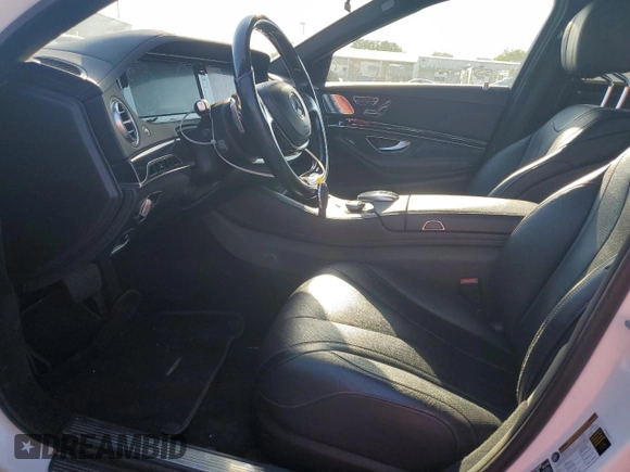 2017 Mercedes-Benz S 550e with VIN WDDUG6DB2HA288210, listed as a Copart auction lot 61828804 with 88,540 mi miles and Salvage Title. Bid and sale history available at DreamBid. Image 7.