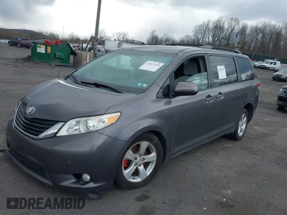 2013 Toyota Sienna LE with VIN 5TDJK3DC1DS049621, listed as a IAAI auction lot 42027930 with 206,148 mi miles and . Bid and sale history available at DreamBid. Image 17.