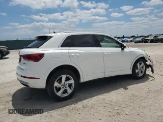 2021 Audi Q3 Premium with VIN WA1AUCF39M1133071, listed as a Copart auction lot 53138115 with 21,639 mi miles and Salvage Title. Bid and sale history available at carsss.com. Image 3.
