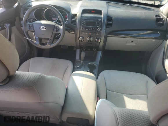 2012 Kia Sorento LX with VIN 5XYKT4A20CG276328, listed as a Copart auction lot 44186065 with 128,218 mi miles and Salvage Title. Bid and sale history available at carsss.com. Image 8.