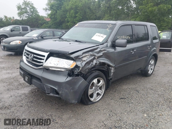 2013 Honda Pilot EX-L z VIN 5FNYF4H51DB076570, wystawiony jako IAAI lot #42382306 z przebiegiem 114 011 mil mil oraz . Historia ofert i sprzedaży dostępna na DreamBid. Obrazek 2.