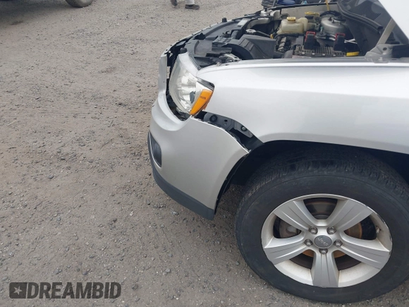 2012 Jeep Compass Sport with VIN 1C4NJDBB8CD604708, listed as a IAAI auction lot 41793914 with 160,258 mi miles. Bid and sale history available at carsss.com. Image 16.