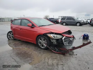 2017 Hyundai Elantra SE with VIN 5NPD84LF2HH154533, listed as a Copart auction lot 84088074 with 182,255 mi miles and Salvage Title. Bid and sale history available at carsss.com. Image 4.