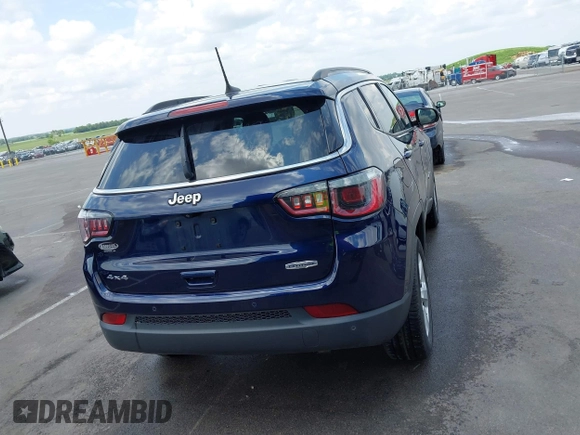 2018 Jeep Compass Latitude with VIN 3C4NJDBB2JT150463, listed as a IAAI auction lot 42452301 with 73,895 mi miles and . Bid and sale history available at DreamBid. Image 16.