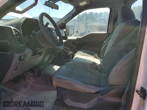 2020 Ford F-150 XL with VIN 1FTMF1CB7LKE33505, listed as a Copart auction lot 48828665 with 100,996 mi miles and Salvage Title. Bid and sale history available at carsss.com. Image 7.