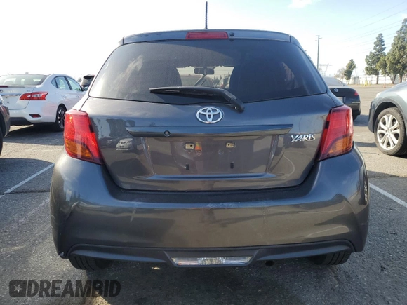 2015 Toyota Yaris L with VIN VNKKTUD33FA039266, listed as a Copart auction lot 47267365 with 76,918 mi miles and Non Repairable. Bid and sale history available at DreamBid. Image 6.