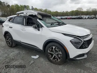2024 Kia Sportage EX with VIN 5XYK33DF7RG184280, listed as a Copart auction lot 51072615 with 18,575 mi miles and Salvage Title. Bid and sale history available at carsss.com. Image 4.