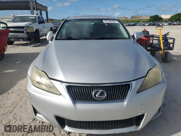 2011 Lexus IS 250 с VIN JTHBF5C26B5149065, выставлен на аукционе Copart как лот 62199485 с пробегом 121 605 миль миль и Чистый • Clean title. История ставок и продаж доступна на DreamBid. Изображение 5.
