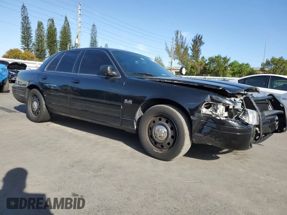 2006 Ford Police Interceptor with VIN 2FAHP71W46X102718, listed as a Copart auction lot 47558965 with 185,830 mi miles and Salvage title. Bid and sale history available at DreamBid. Image 4.