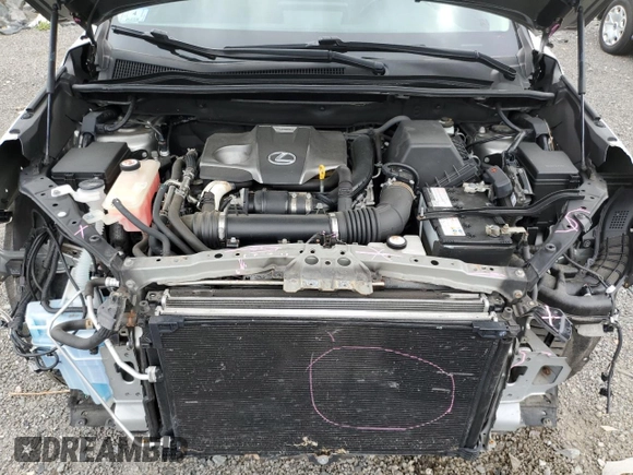 2018 Lexus NX 300 with VIN JTJBARBZ4J2177899, listed as a Copart auction lot 54820035 with 67,052 mi miles and Salvage title. Bid and sale history available at DreamBid. Image 12.