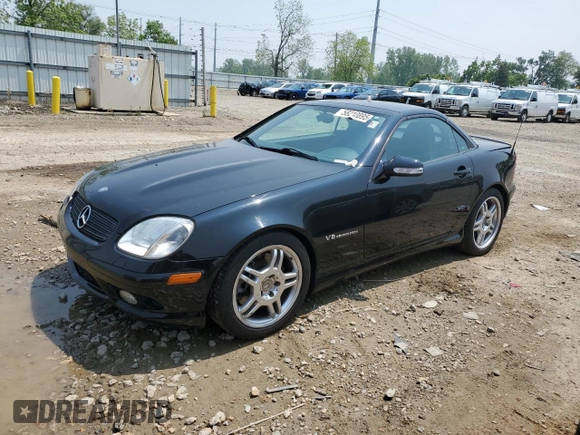 2002 Mercedes-Benz SLK с VIN WDBKK66F32F238778, выставлен на аукционе Copart как лот 58210895 с пробегом 93 879 миль миль и Списание • Salvage title. История ставок и продаж доступна на DreamBid. Изображение 1.