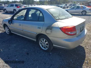 2003 Kia Rio with VIN KNADC125236266545, listed as a IAAI auction lot 41888737 with 114,267 mi miles. Bid and sale history available at carsss.com. Image 3.